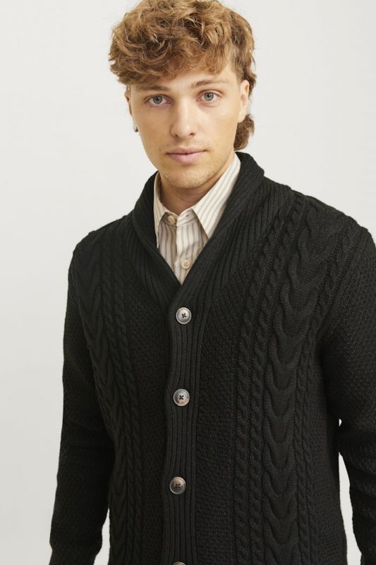 Strickjacke JACK & JONES 12258484-Black