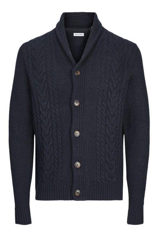 Strickjacke JACK & JONES 12258484-Sky-Captain