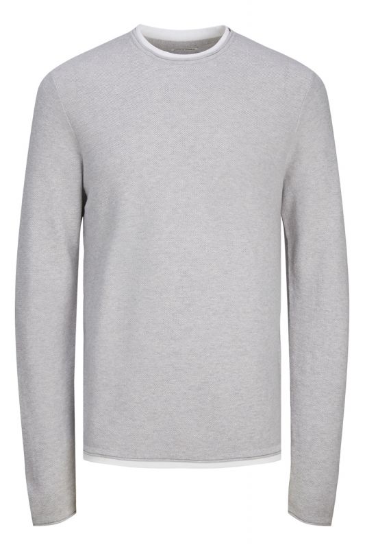 Strickpullover JACK & JONES 12258595-LG-Melange