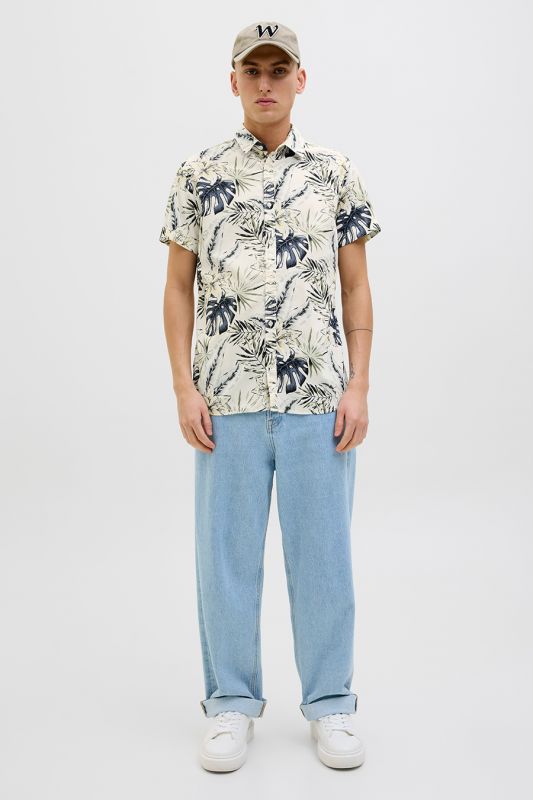 Hemd JACK & JONES 12269137-Cloud-Dancer