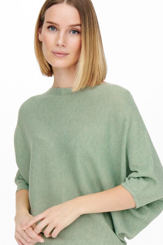 Strickpullover JACQUELINE DE YONG 15181237-Basil-MELANGE