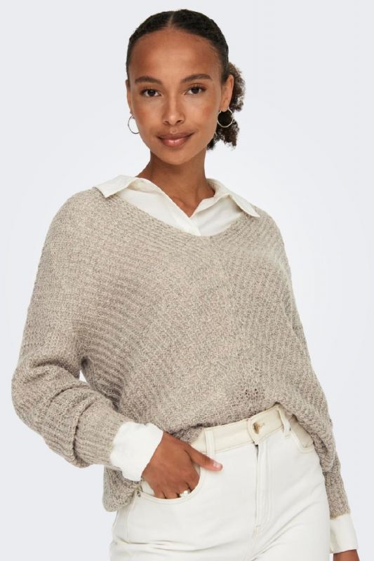 Strickpullover JACQUELINE DE YONG 15208245-Cement