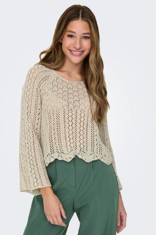 Strickpullover ONLY 15233173-Feather-Gray