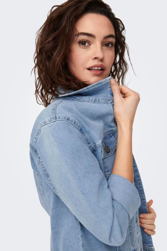 Jeansjacke ONLY 15243147-Light-Blue