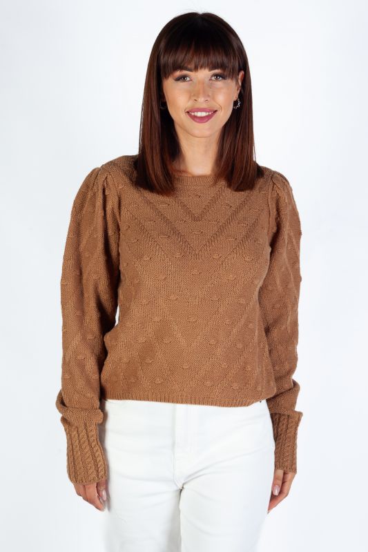 Strickpullover JACQUELINE DE YONG 15302456-Toasted-Cocon