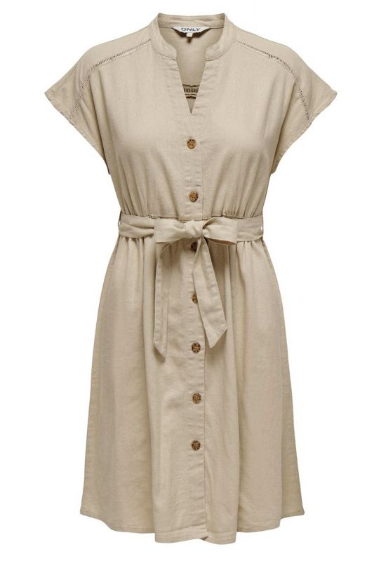 Kleid ONLY 15318976-Oxford-Tan
