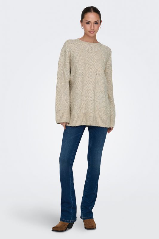 Strickpullover JACQUELINE DE YONG 15330701-Oatmeal-MELAN