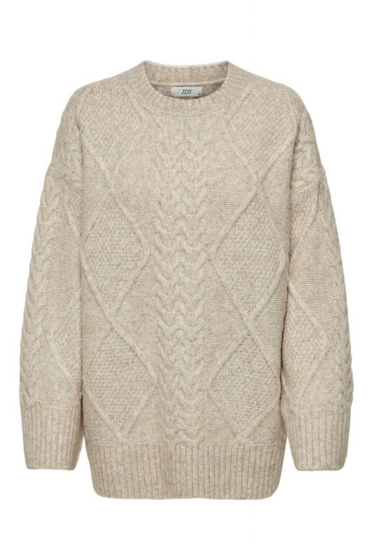 Strickpullover JACQUELINE DE YONG 15330701-Oatmeal-MELAN