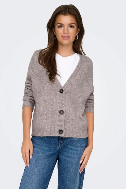 Strickjacke ONLY 15332549-Woodsmoke