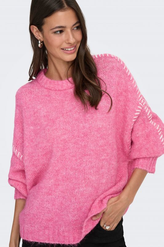 Strickpullover JACQUELINE DE YONG 15336758-Pink-Cosmos