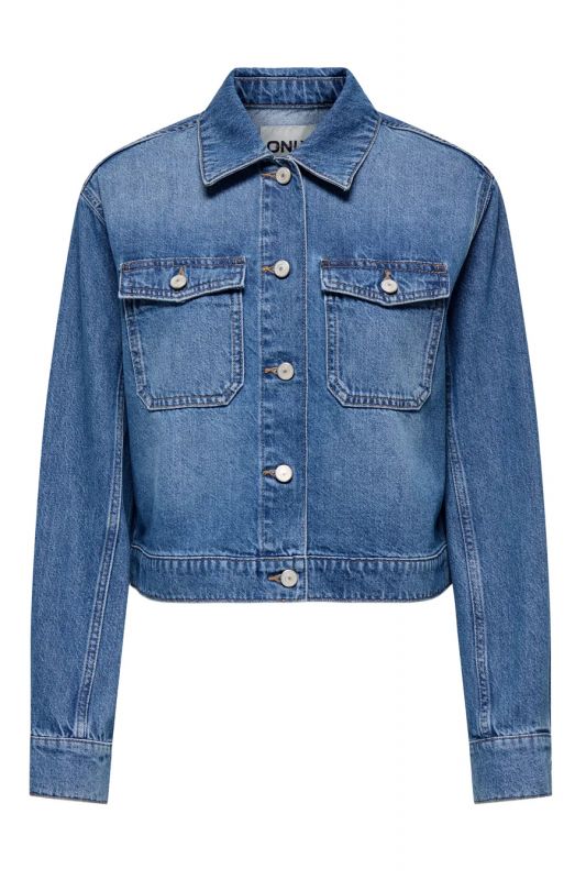 Jeansjacke ONLY 15339977-Medium-Blue