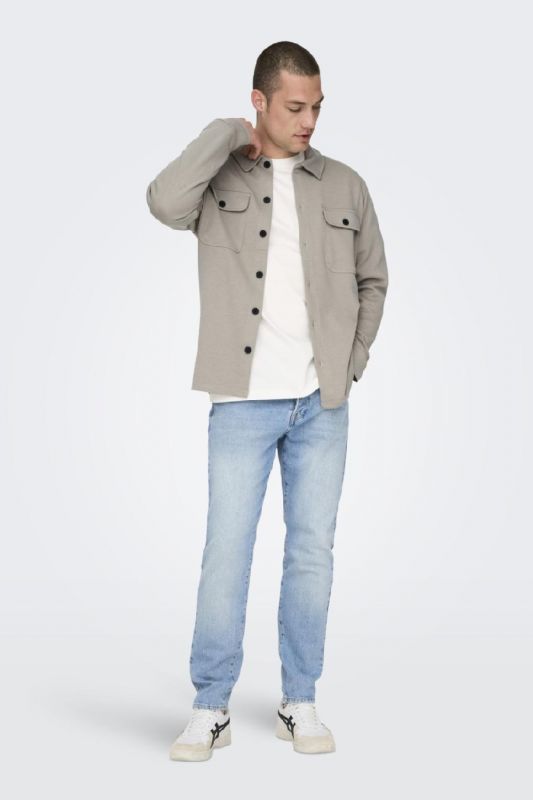 Hemd ONLY & SONS 22021279-Vintage-Khaki