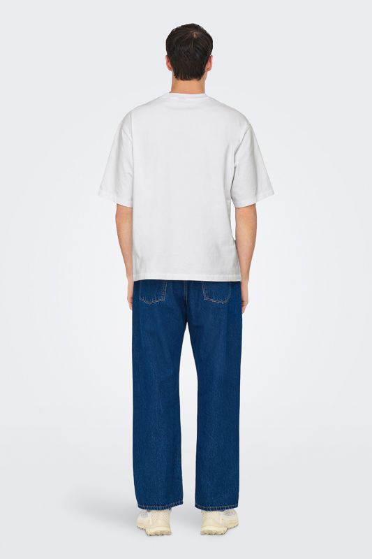 T-Shirts ONLY & SONS 22027787-Bright-White