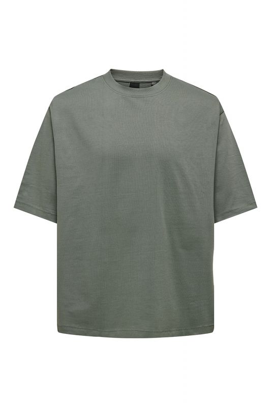 T-Shirts ONLY & SONS 22027787-Castor-Gray