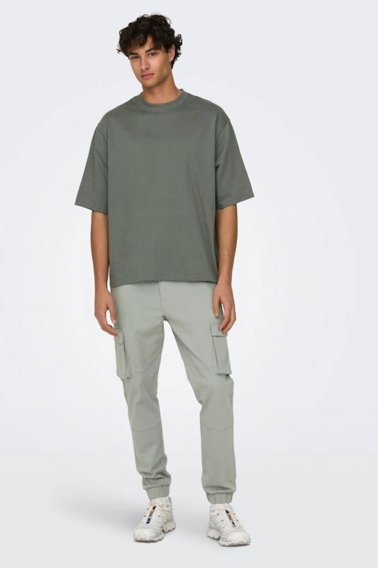 T-Shirts ONLY & SONS 22027787-Castor-Gray