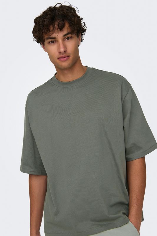 T-Shirts ONLY & SONS 22027787-Castor-Gray