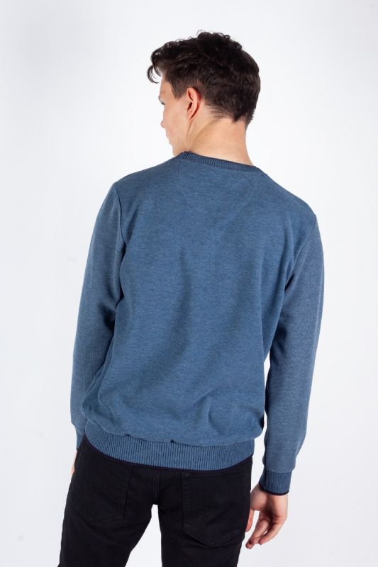 Strickpullover MCL 27643-INDIGO-MELANJ