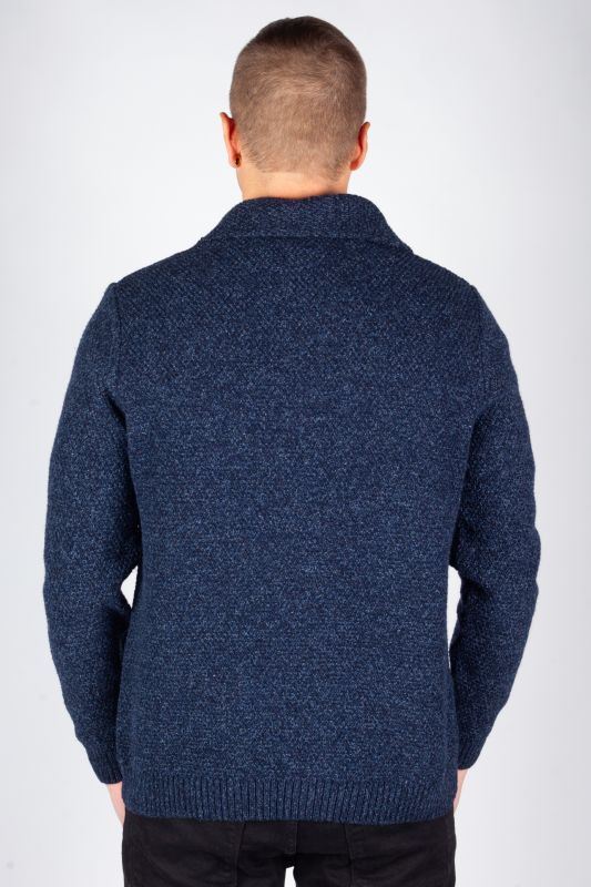 Strickjacke MCL 33614-LACIVERT-MELANJ