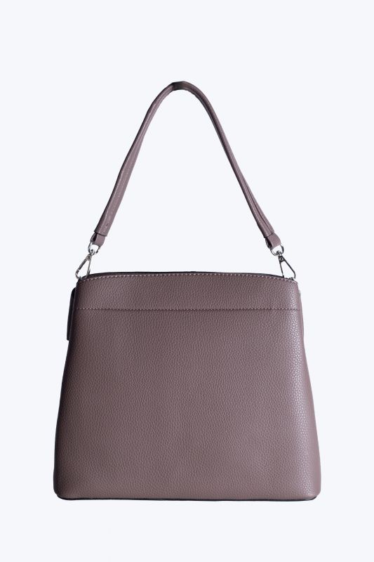 Handtasche FLORA&CO F3655-TAUPE-FONCEE