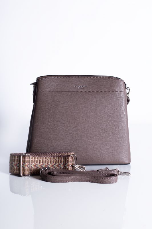 Handtasche FLORA&CO F3655-TAUPE-FONCEE