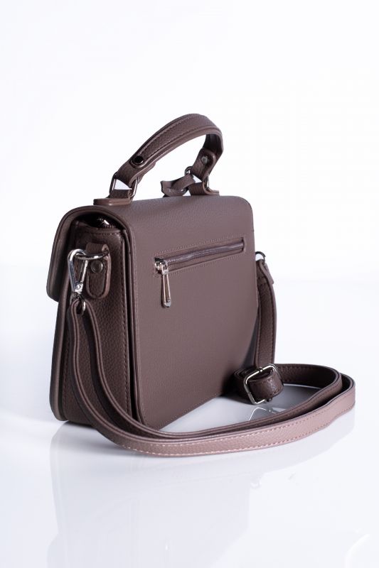 Handtasche FLORA&CO F6979-TAUPE-FONCEE