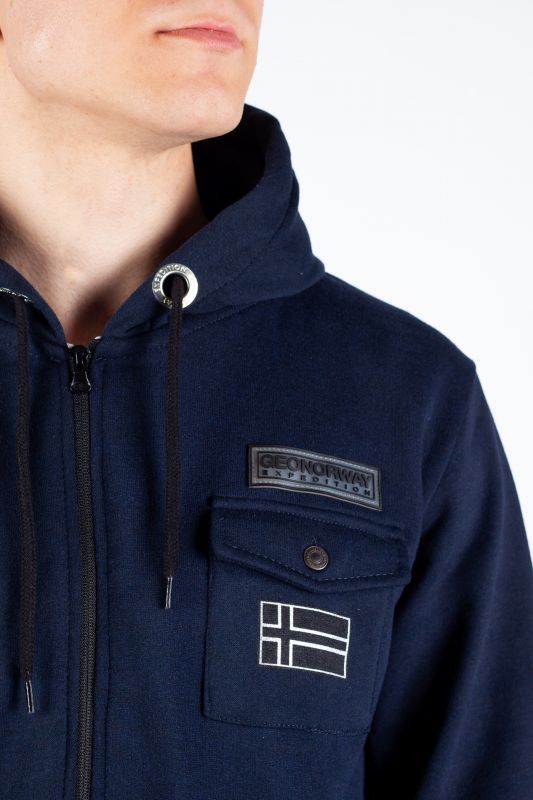 Sweatjacke GEOGRAPHICAL NORWAY GUESSY-Navy