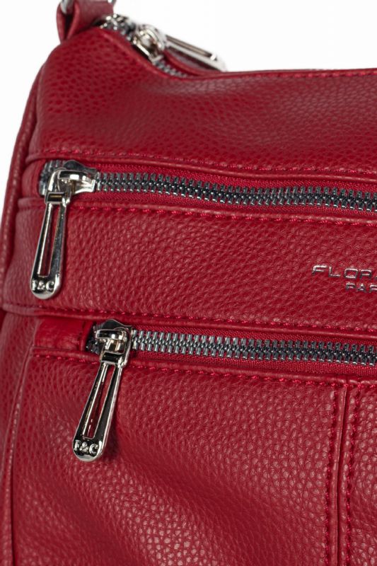 Schultertasche FLORA&CO H6914-ROUGE-FONCEE