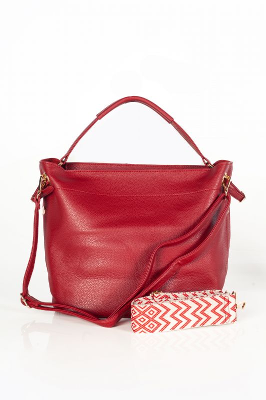 Handtasche FLORA&CO H6966-ROUGE-FONCEE