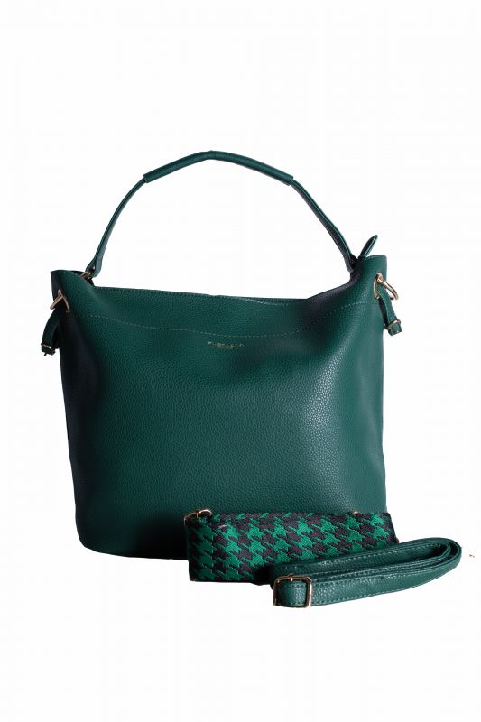 Handtasche FLORA&CO H6966-VERT-FONCEE