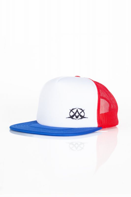 Sommerhüte X JEANS SNAP-90S-WHITE-RED-ROYAL