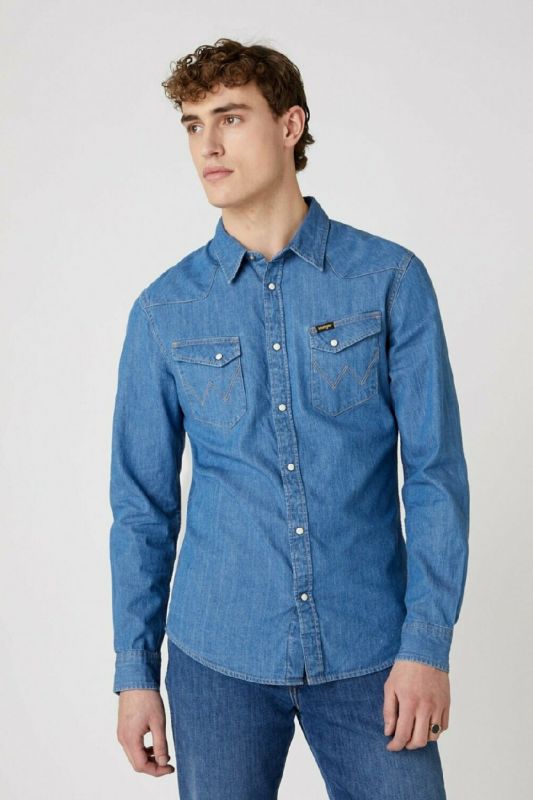 Jeanshemd WRANGLER W5F25K14V