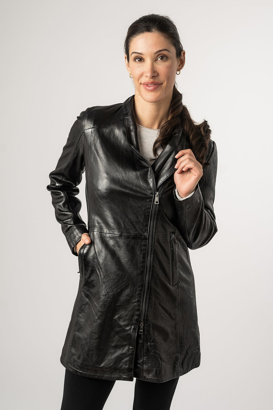 Nahkjakid MAURITIUS 1102-0019-black