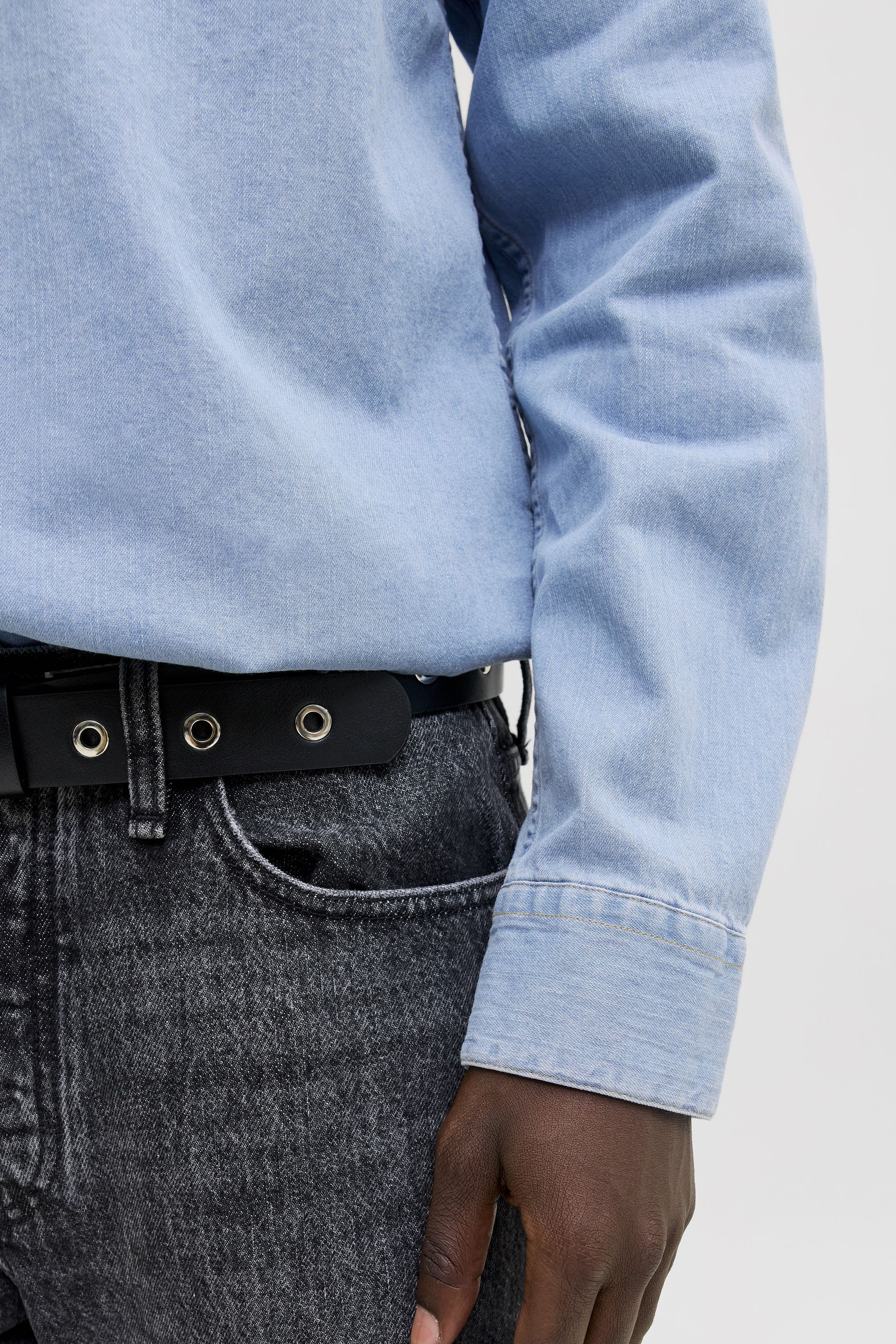 Teksasärgid JACK & JONES 12138115-Light-Blue