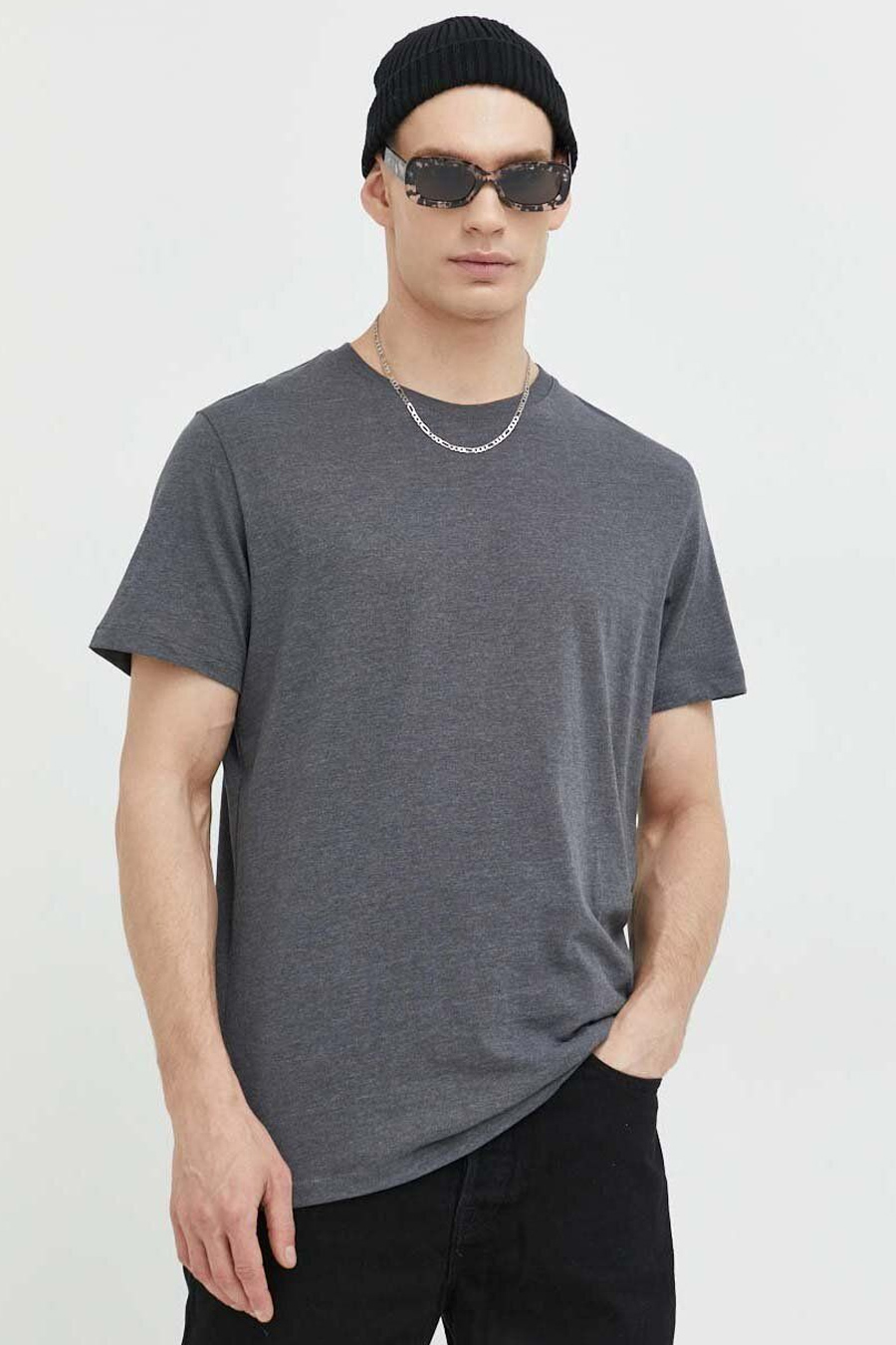 T-särgid JACK & JONES 12222887-DG-Melange