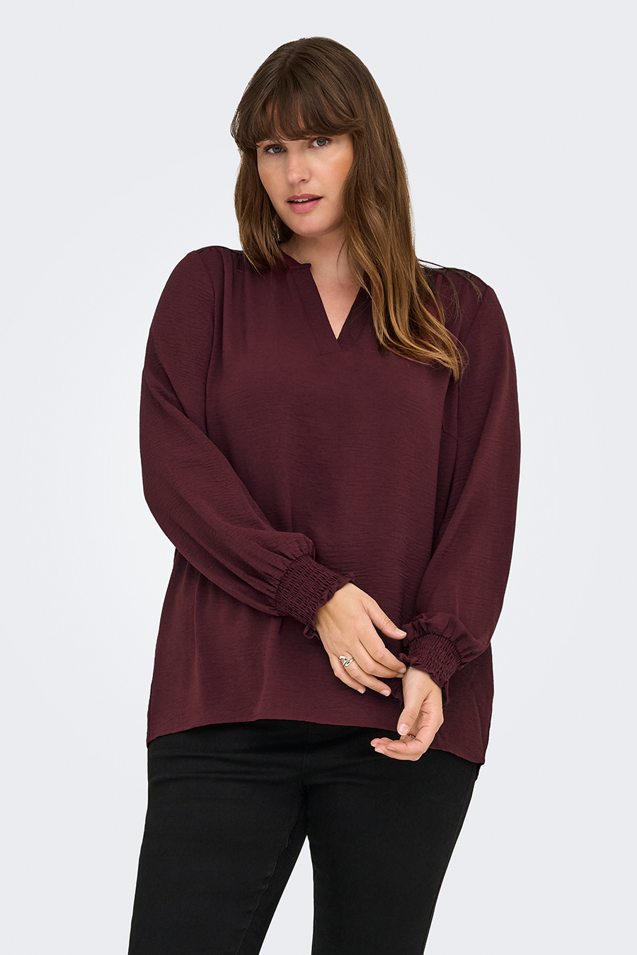 Pluusid ONLY CARMAKOMA 15285157-Tawny-Port