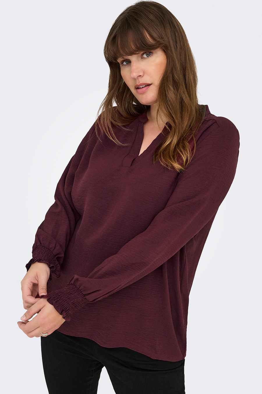 Pluusid ONLY CARMAKOMA 15285157-Tawny-Port
