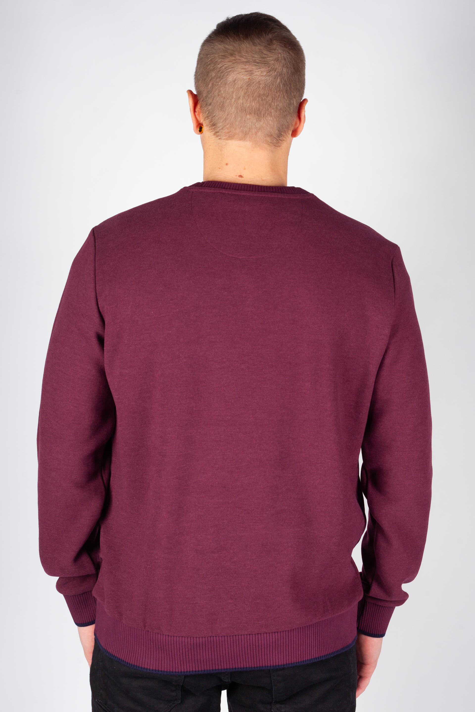 Džemprid MCL 27643-BORDO-MELANJ