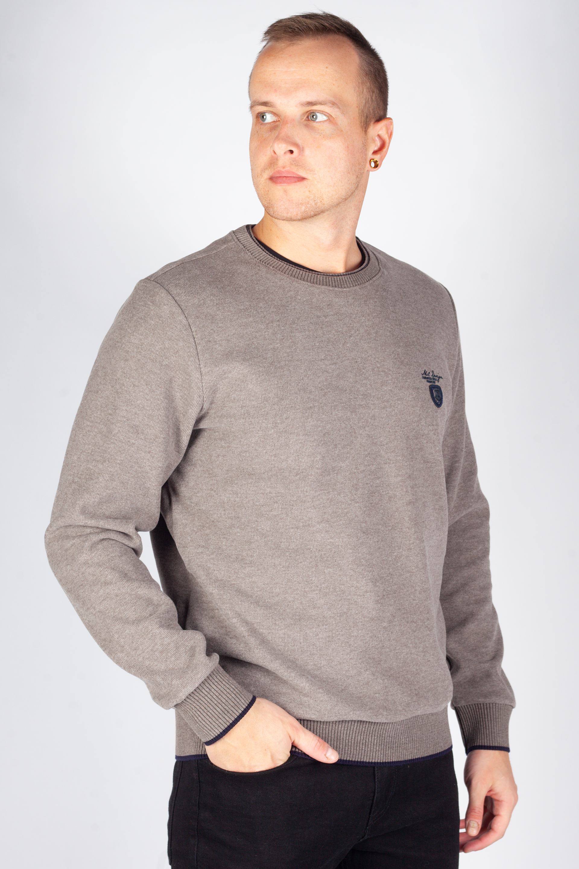 Džemprid MCL 27643-KAHVE-MELANJ