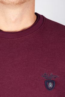 Džemprid MCL 27643-BORDO-MELANJ