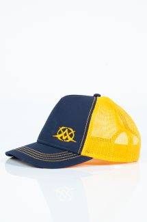 Nokkmütsid X JEANS RAPPER-NAVY-YELLOW