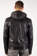 Leather jacket DEERCRAFT DMBartho-LAOV-black