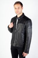 Leather jacket DEERCRAFT DMEldrick-LAKEV-black