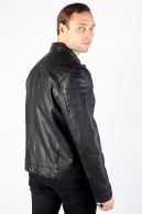 Leather jacket DEERCRAFT DMEldrick-LAKEV-black