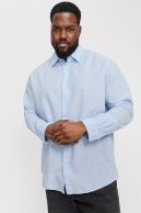 Linen shirt JACK & JONES 12269089-Chambray-Blue