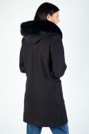 Coat LAURA JO 21027-BLACK