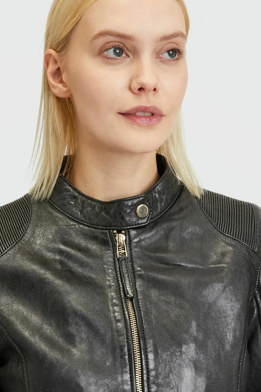 Leather jacket GIPSY 1101-0552-black