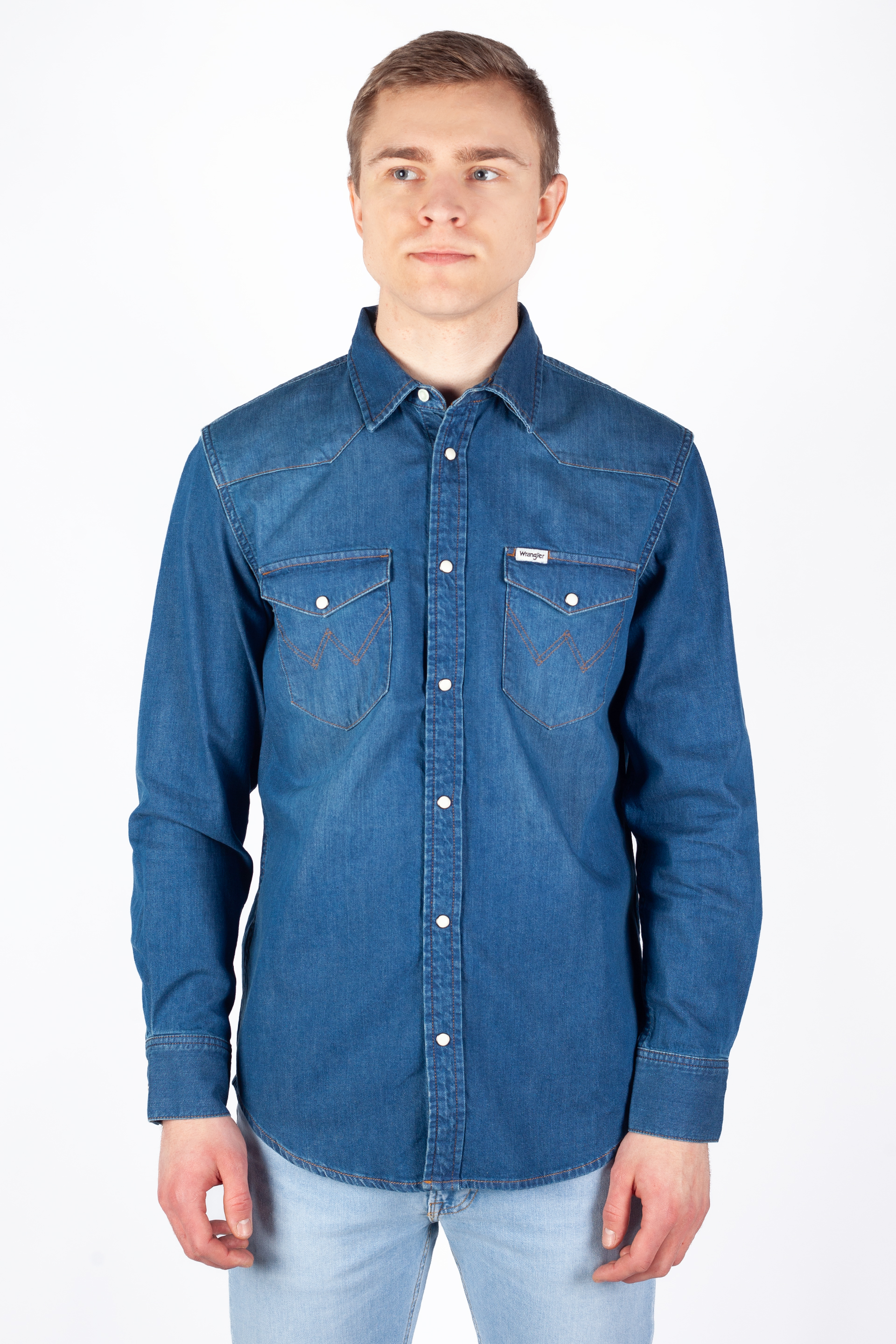 Denim shirt WRANGLER 112350464