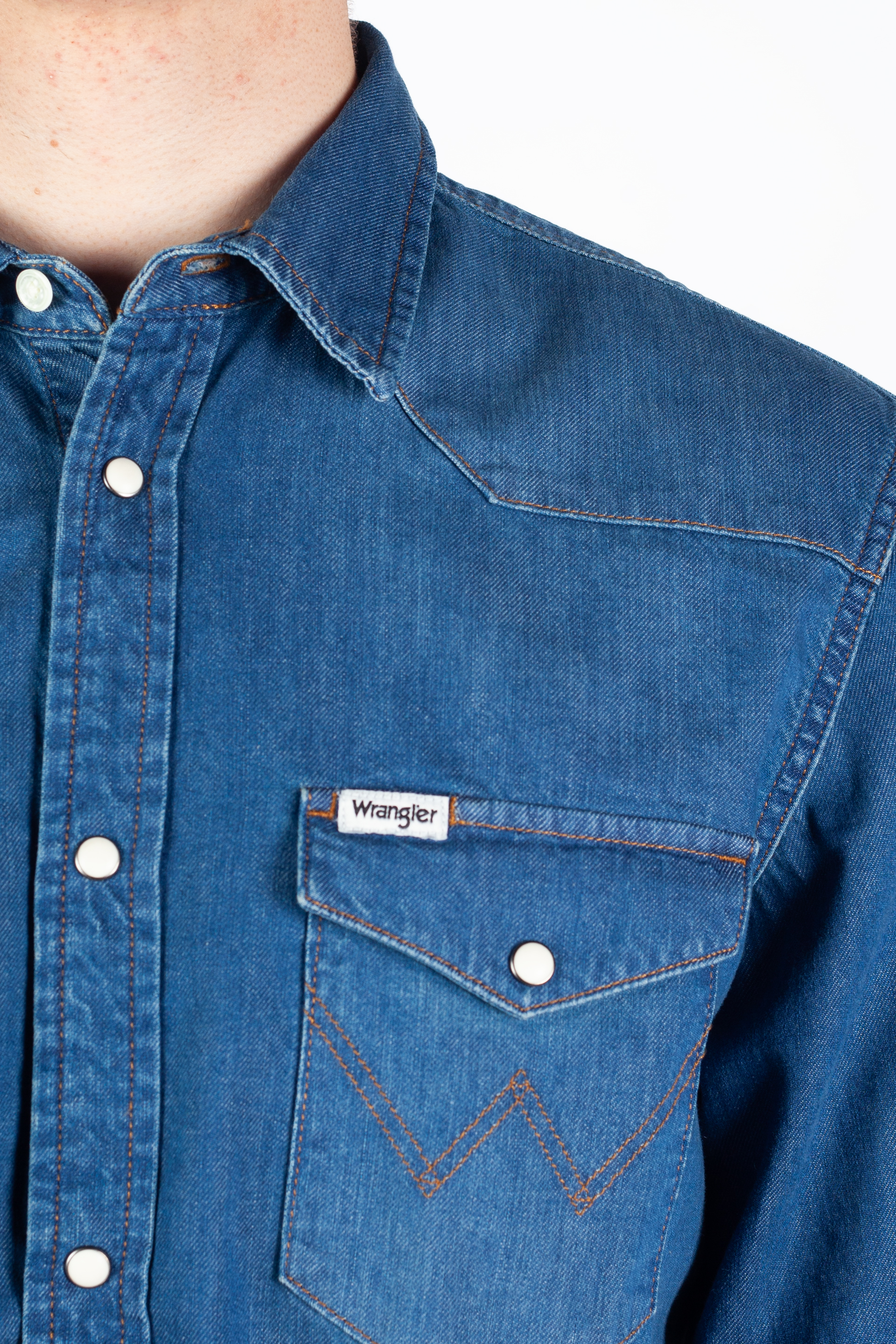 Denim shirt WRANGLER 112350464