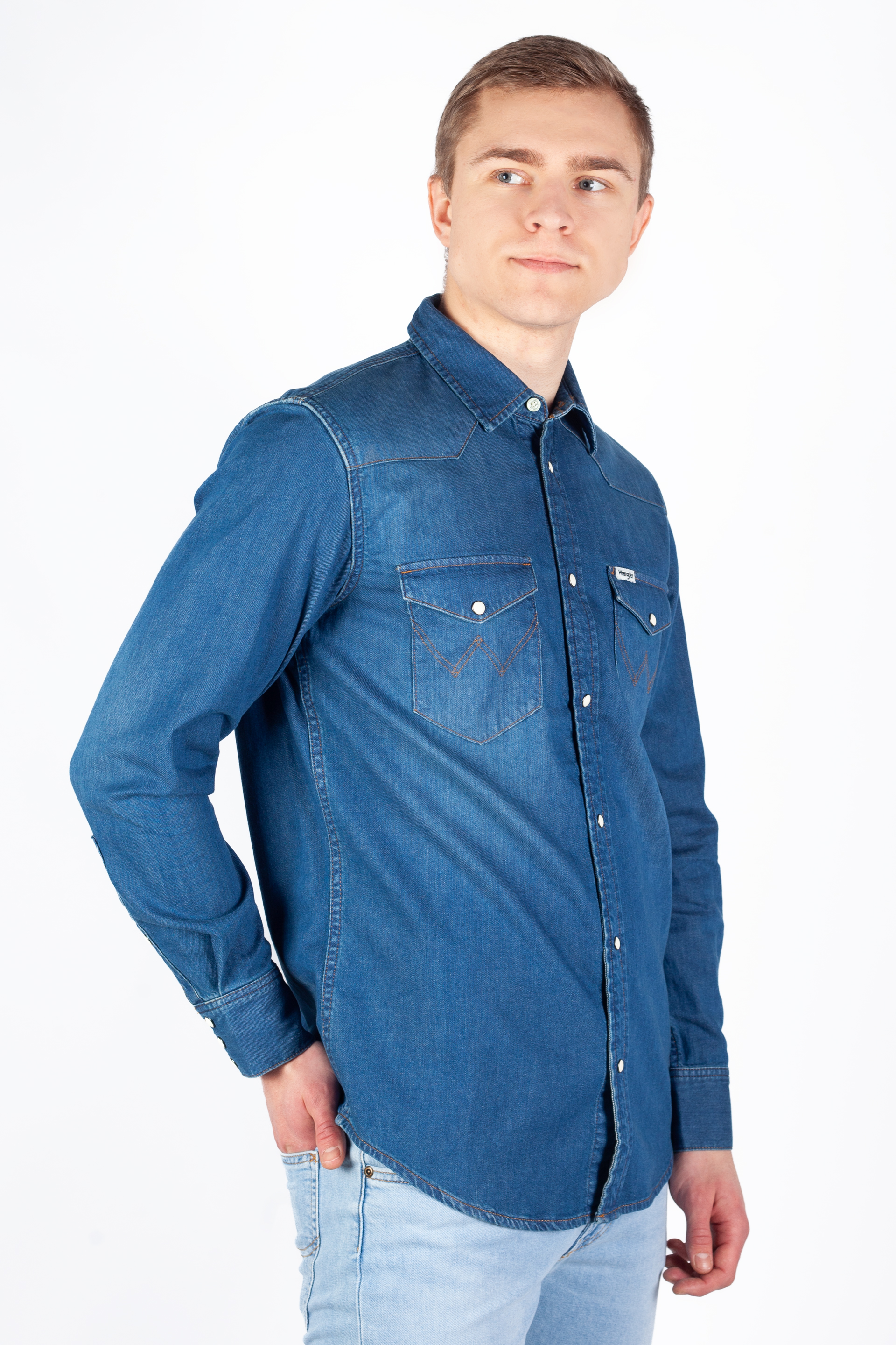 Denim shirt WRANGLER 112350464