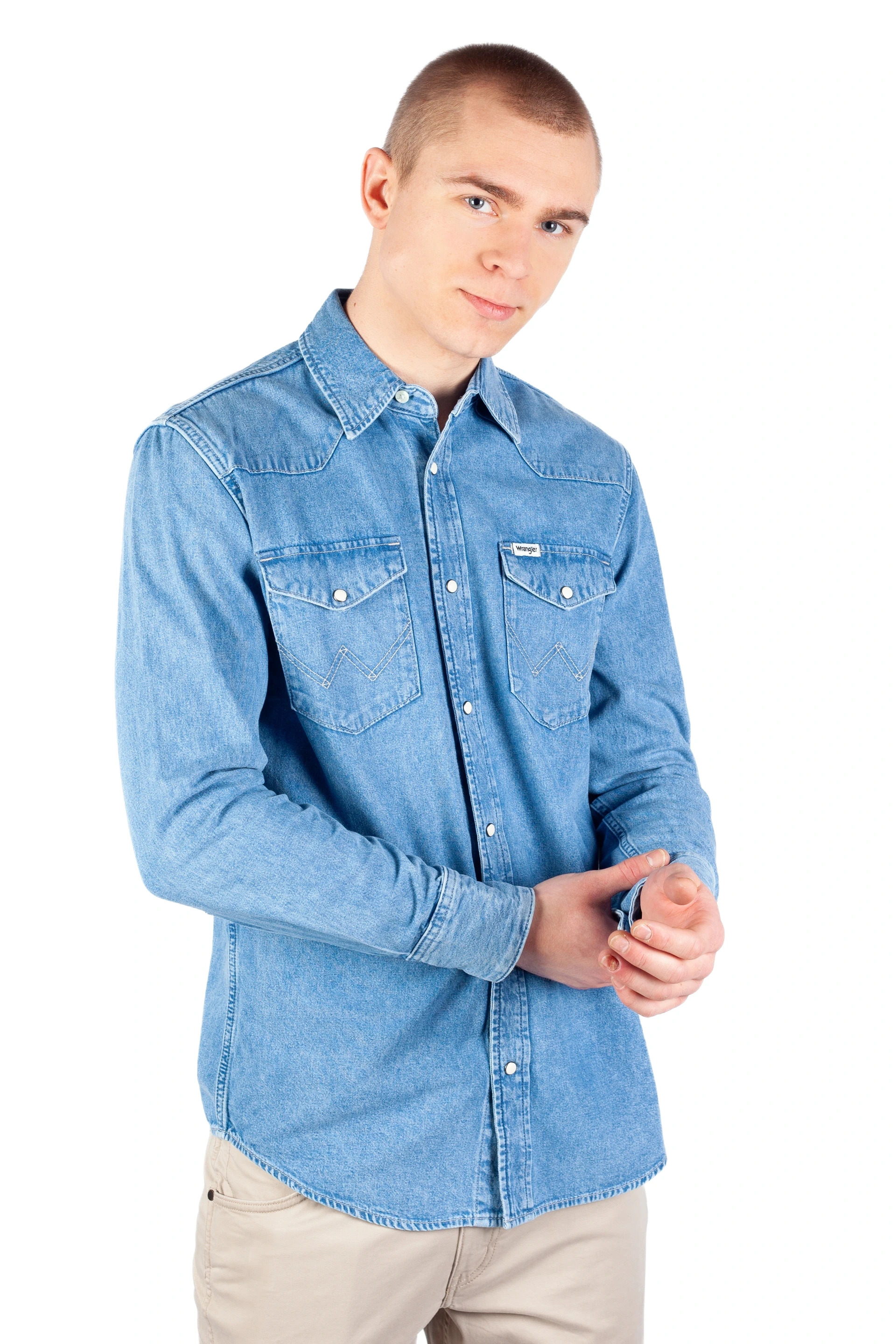 Denim shirt WRANGLER 112350465